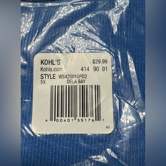 Sonoma Mixed Media Knit Dress Plus in the Dela Bay color - Picture 7 of 9